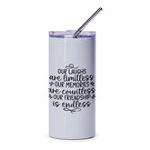 Endless Friendship Tumbler, Limitless Laughs, Countless Memories Tumbler, Best Friends Gift, Friendship Saying Tumbler - Tawshia